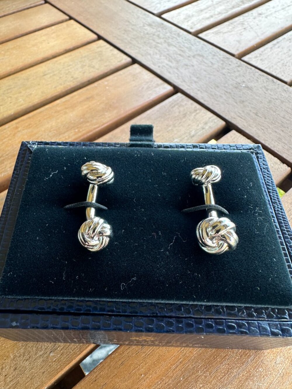 Brooks Brothers Cuff Links French Knot - Picture 2 of 4